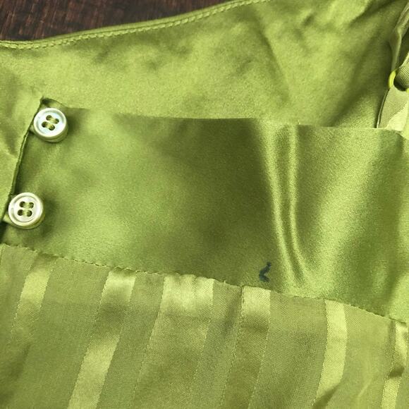 BCBG MaxAzria runway green silk camisole M - Picture 10 of 10